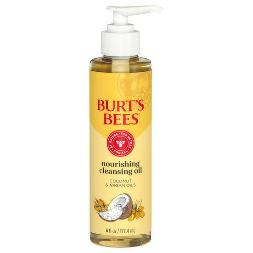 Burt's Bees Cleansing Oil, Nourishing, Coconut & Argan Oils