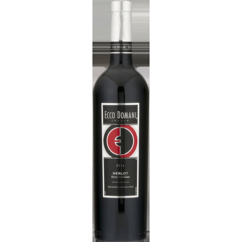 Ecco Domani Merlot, Terre Siciliane, 2015