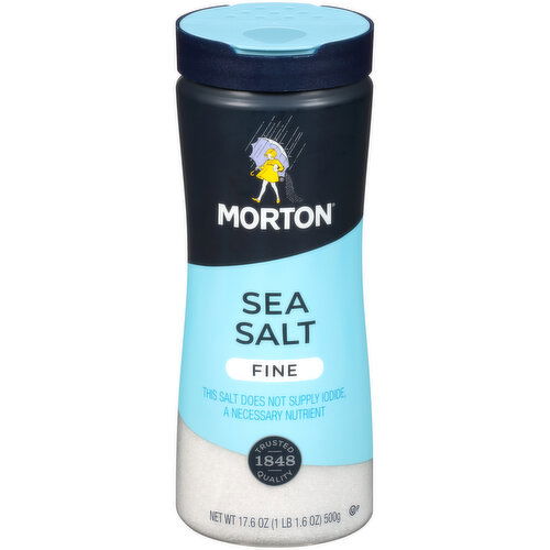 Morton All-Natural Fine Sea Salt