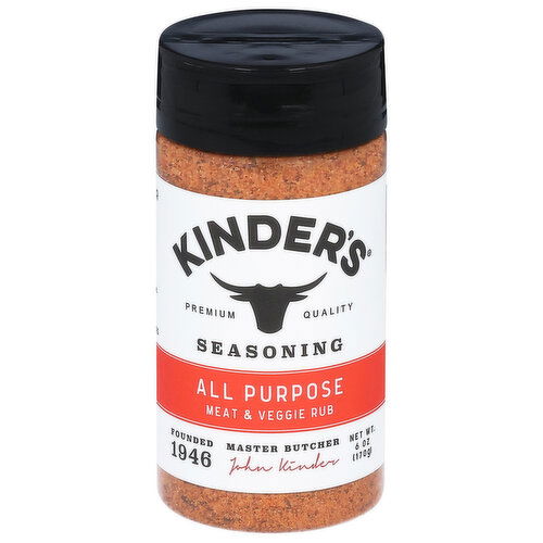 Kinder's Seasoning, Meat & Veggie Rub, All Purpose