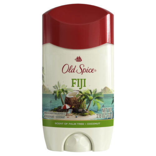 Old Spice Mind + Body Old Spice Men's Antiperspirant & Deodorant Fiji with Palm Tree, 2.6oz