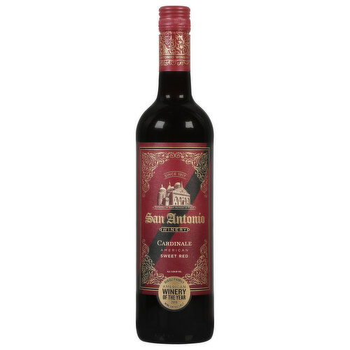 San Antonio Winery Red Wine, Sweet Red, Cardinale