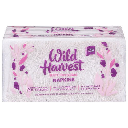 Wild Harvest Napkins, One-Ply