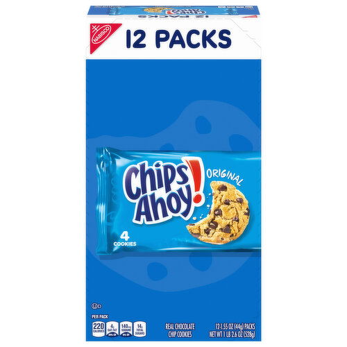 CHIPS AHOY! Chocolate Chip Cookies, Snack Packs