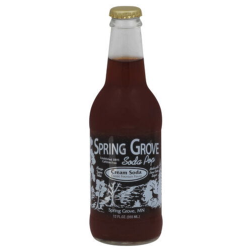 Spring Grove Soda Pop, Cream Soda