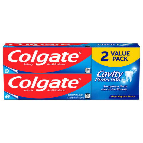 Colgate Cavity Protection Toothpaste With Fluoride