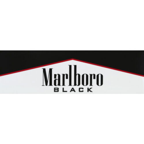 Marlboro Cigarettes, Black, Flip-Top Box