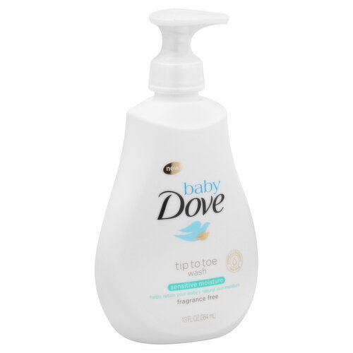 Dove Baby Tip to Toe Wash, Sensitive Moisture, Fragrance Free