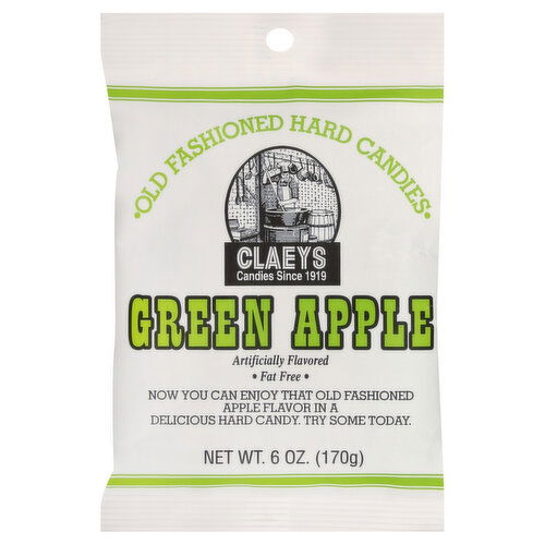 Claeys Hard Candies, Old Fashioned, Green Apple