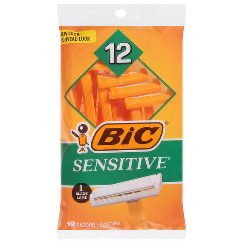 BiC Sensitive Razors, 1 Blade