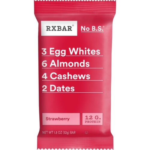 Rxbar Protein Bars, Strawberry