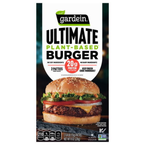 Gardein Burger, Plant-Based, Ultimate