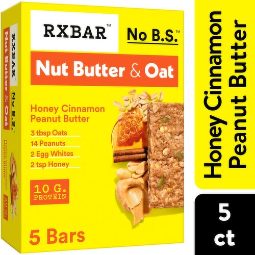 Rxbar Protein Bars, Honey Cinnamon Peanut Butter