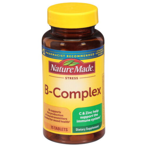 Nature Made B-Complex, Stress, Tablets