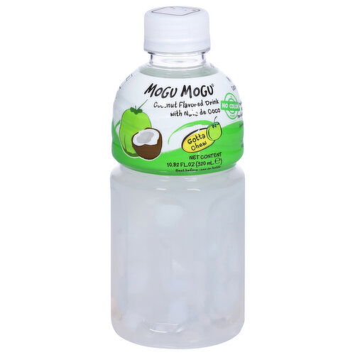 Mogu Mogu Drink, with Nata de Coco, Coconut Flavored