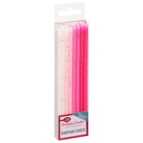 Betty Crocker Birthday Candles, Pretty In Pink