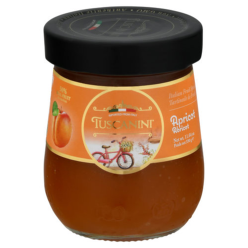 Tuscanini Fruit Spread, Italian, Apricot