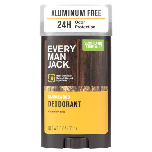 Every Man Jack Aluminum Free Sandalwood Deodorant