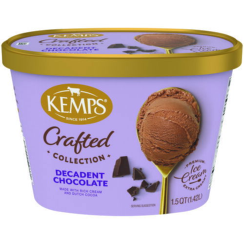 Kemps Crafted Collection Crafted Collection Decadent Chocolate Ice Cream