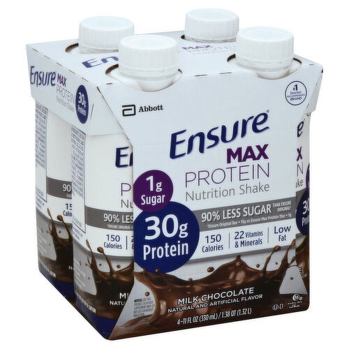 Ensure Max Nutrition Shake, Protein, Milk Chocolate