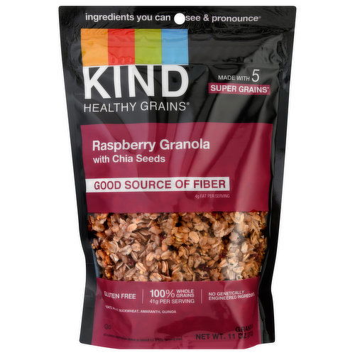 Kind Healthy Grains Granola, Raspberry