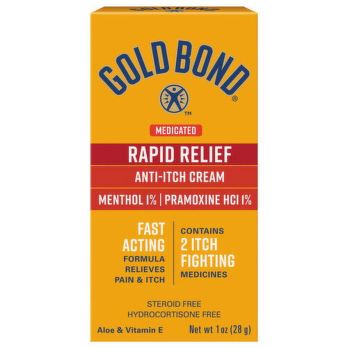 Gold Bond Anti-Itch Cream, Rapid Relief, Medicated