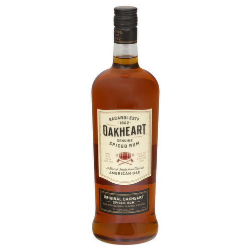 Oakheart Rum, Spiced, Original Oakheart