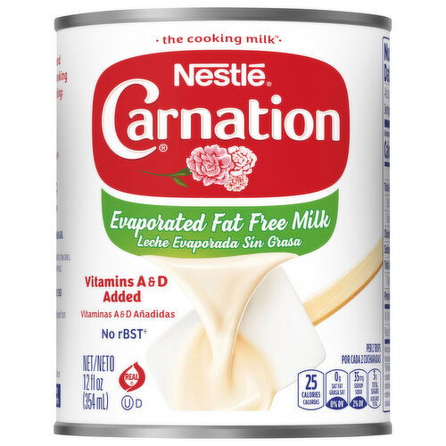 Carnation Milk, Fat Free, Evaporated