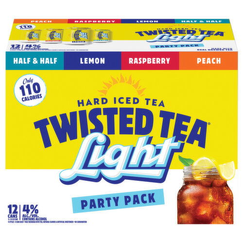 Twisted Tea Light Assorted Hard Iced Tea Party Pack