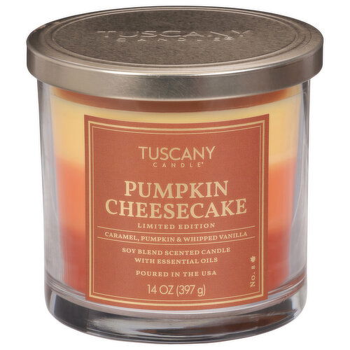 Tuscany Candle Candle, Pumpkin Cheesecake