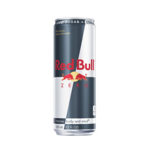 Red Bull Zero Energy Drink Zero Sugar, 114mg Caffeine