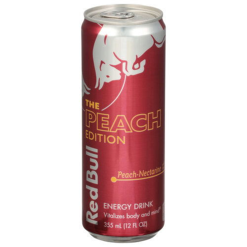 Red Bull Peach Edition Energy Drink, Peach-Nectarine