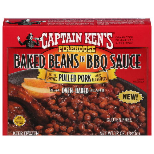 Captain Kens Firehouse Oven-Baked Baked Beans in BBQ Sauce