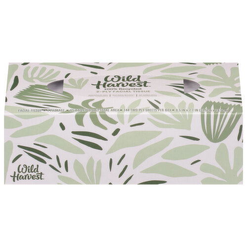 Wild Harvest Facial Tissue, 2-Ply