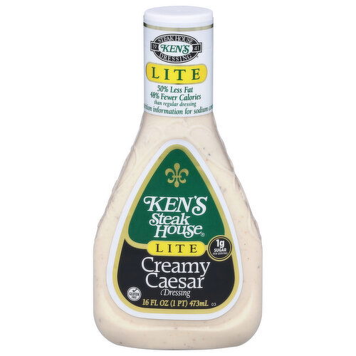 Ken's Steak House Lite Gluten Free Creamy Caesar Dressing