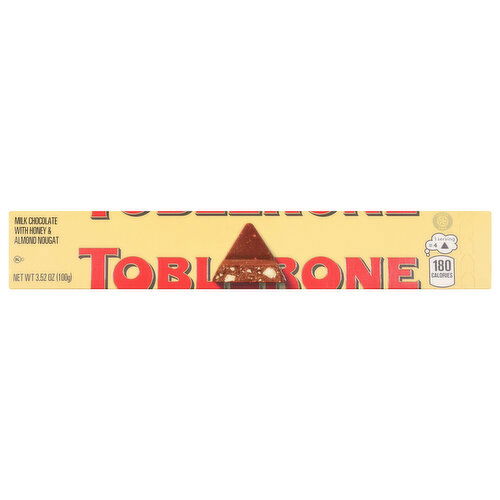 Toblerone Milk Chocolate with Honey & Almond Nougat
