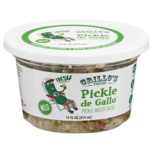 Grillo's Fresh Pickle De Gallo, Mild