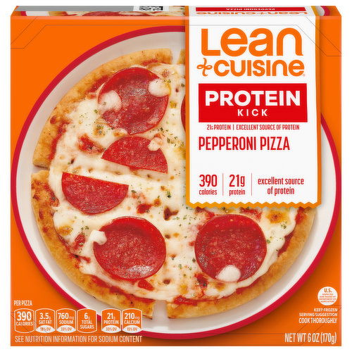 Lean Cuisine Protein Kick Pizza, Pepperoni