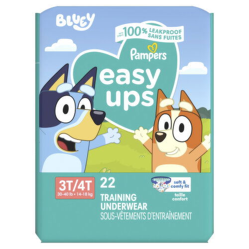 Pampers Easy Ups Easy Ups Training Underwear Boys Size 4 3T4T