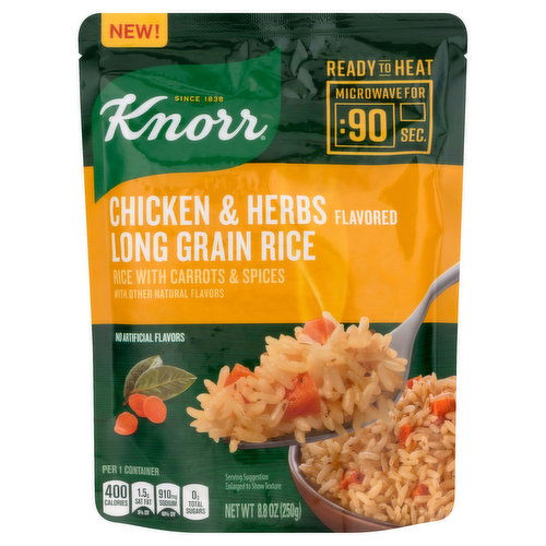 Knorr Long Grain Rice, Chicken & Herbs Flavored