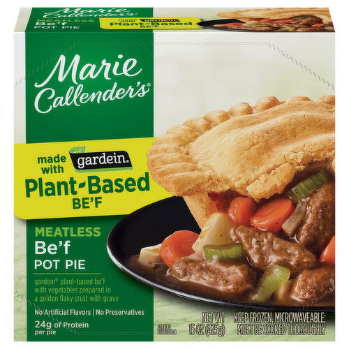 Marie Callender's Plant-Based Be'f Pot Pie Frozen Meal