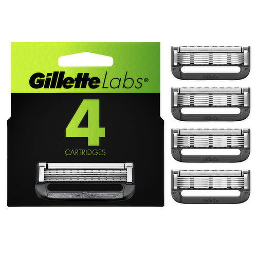 Gillette GilletteLabs Razor Blade Refills, 4 Refills