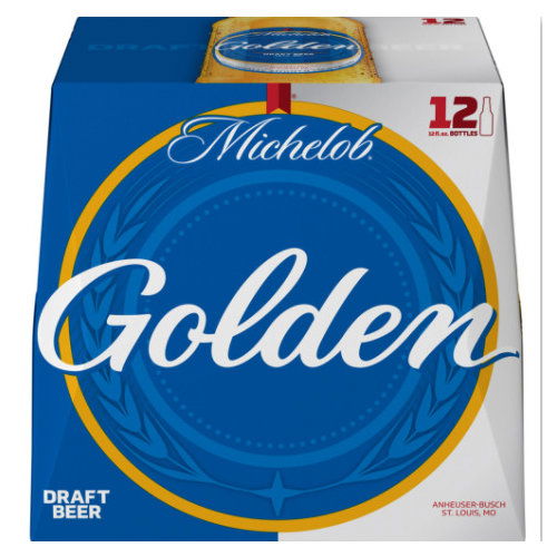 Michelob Golden Draft 12 Pack Bottles