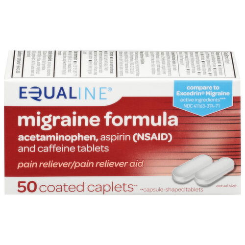 Equaline Migraine Formula, Coated Caplets