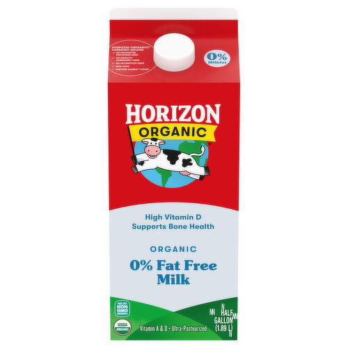 Horizon Organic Milk, Organic, Fat Free