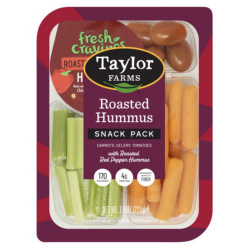 Taylor Farms Snack Pack, Roasted Hummus