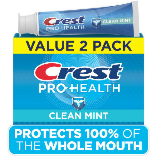 Crest Pro Health Crest Pro-Health Clean Mint Toothpaste (4.3oz) Twin Pack