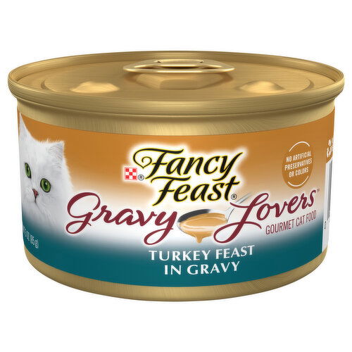 Fancy Feast Gravy Lovers Cat Food, Gourmet, Turkey Feast in Gravy