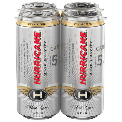 Hurricane Malt Liquor, High Gravity