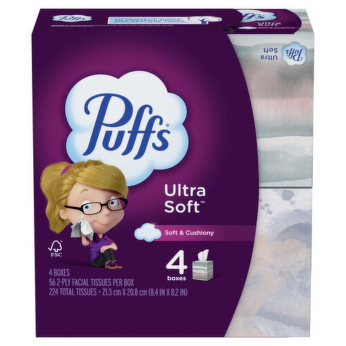 Puffs Ultra Soft Ultra Soft Facial Tissues